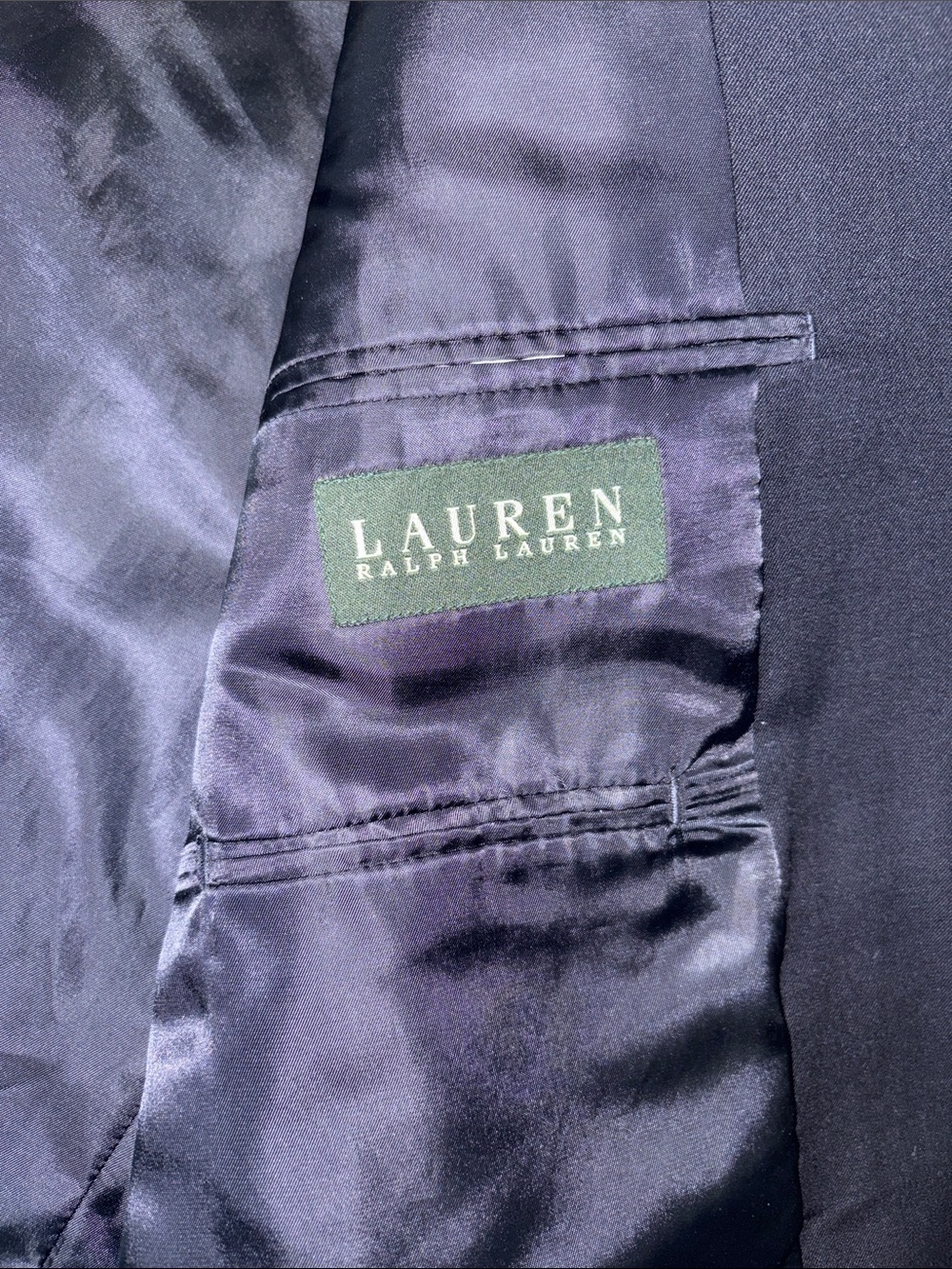 Ralph Lauren Navy Blazer with Gold Buttons - Size 46L - Picture 2 of 9